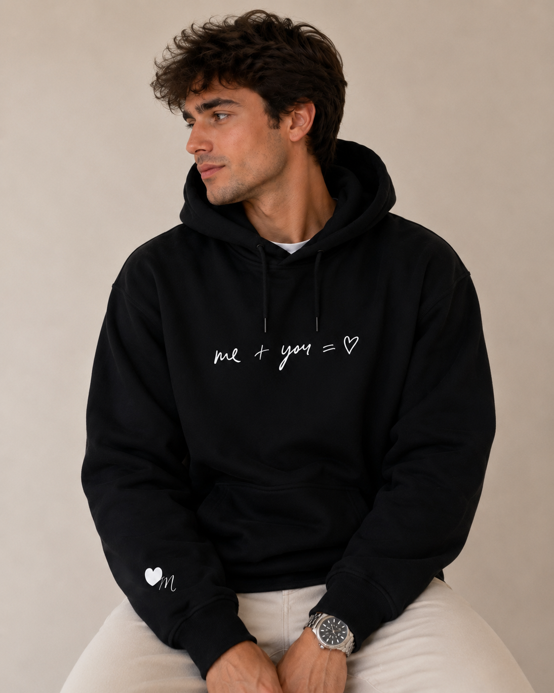 Moletom Me + You | Iniciais