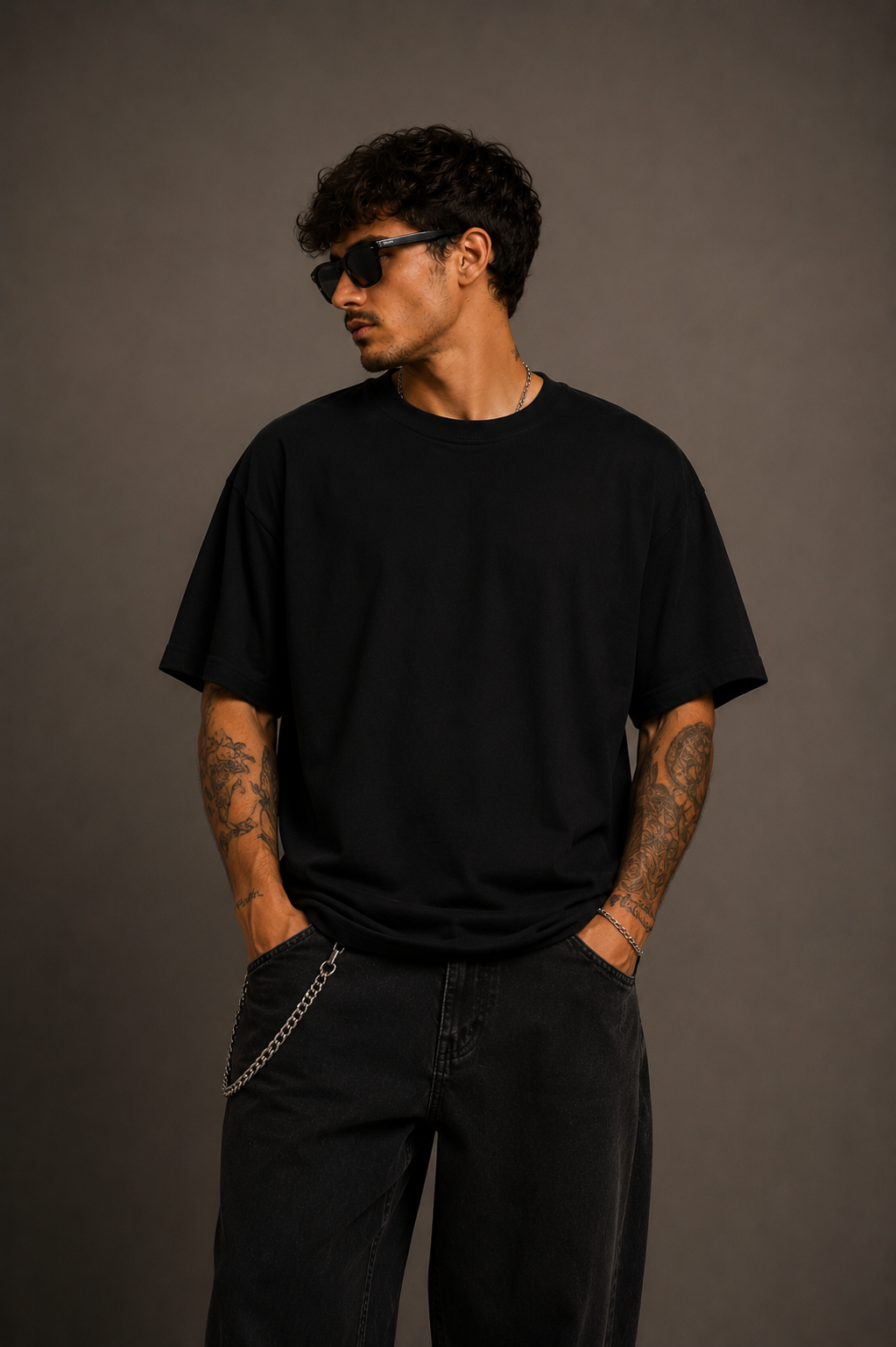 Camiseta Oversized | Caveira Flower Unissex