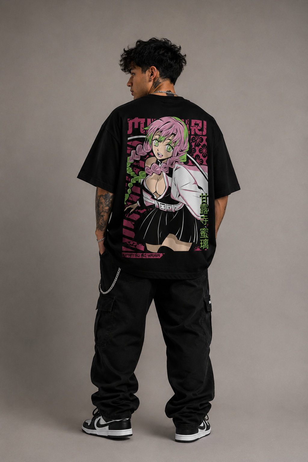 Camiseta Oversized | Mitsuri Kanroji Unissex