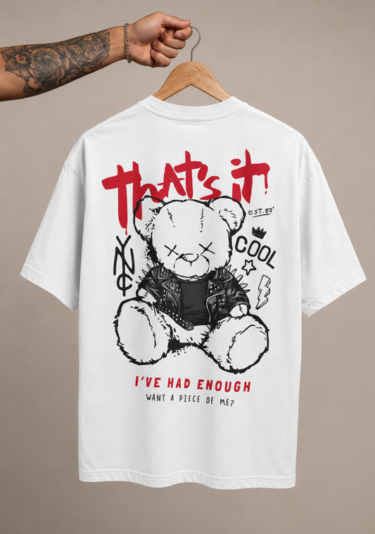 Camiseta Oversized | That's It! Bear Unissex