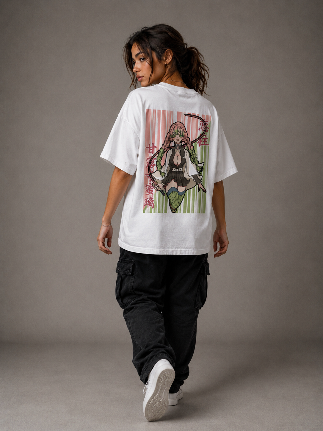 Camiseta Oversized | Mitsuri Kanroji Unissex