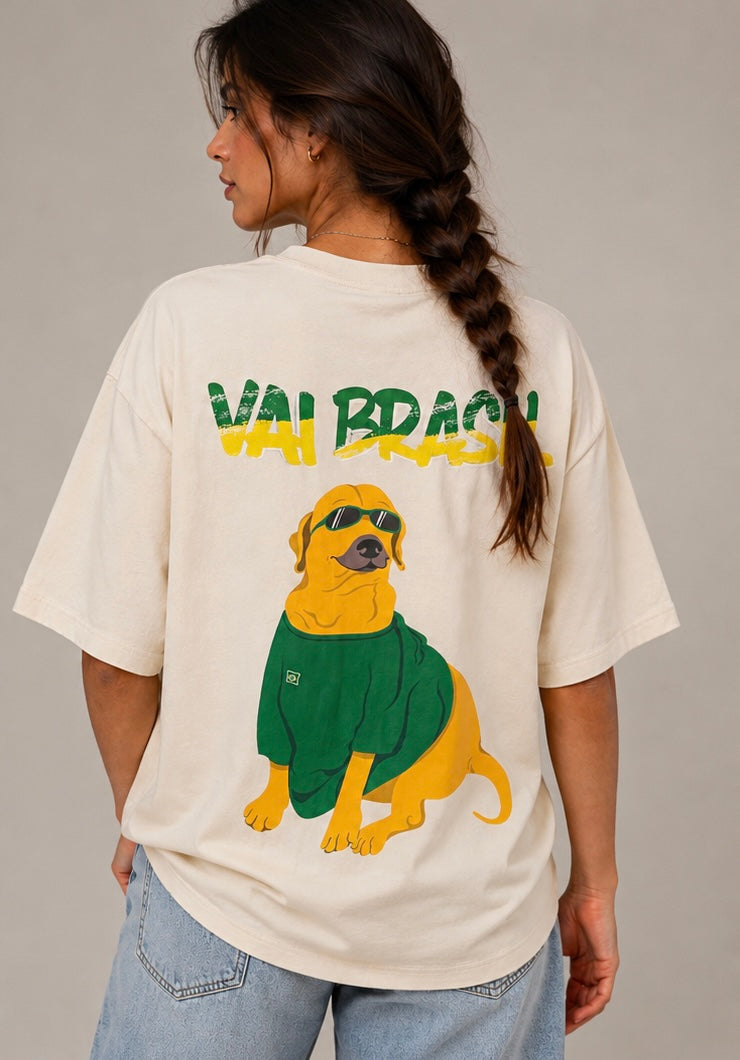 Camiseta Oversized | Caramelo Unissex