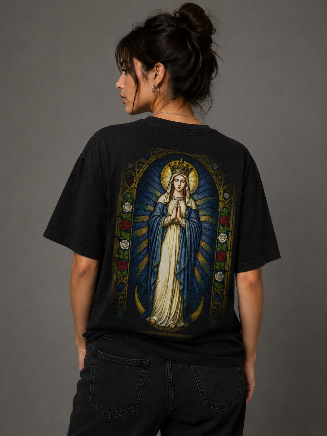 Camiseta Oversized | Virgem Maria Unissex