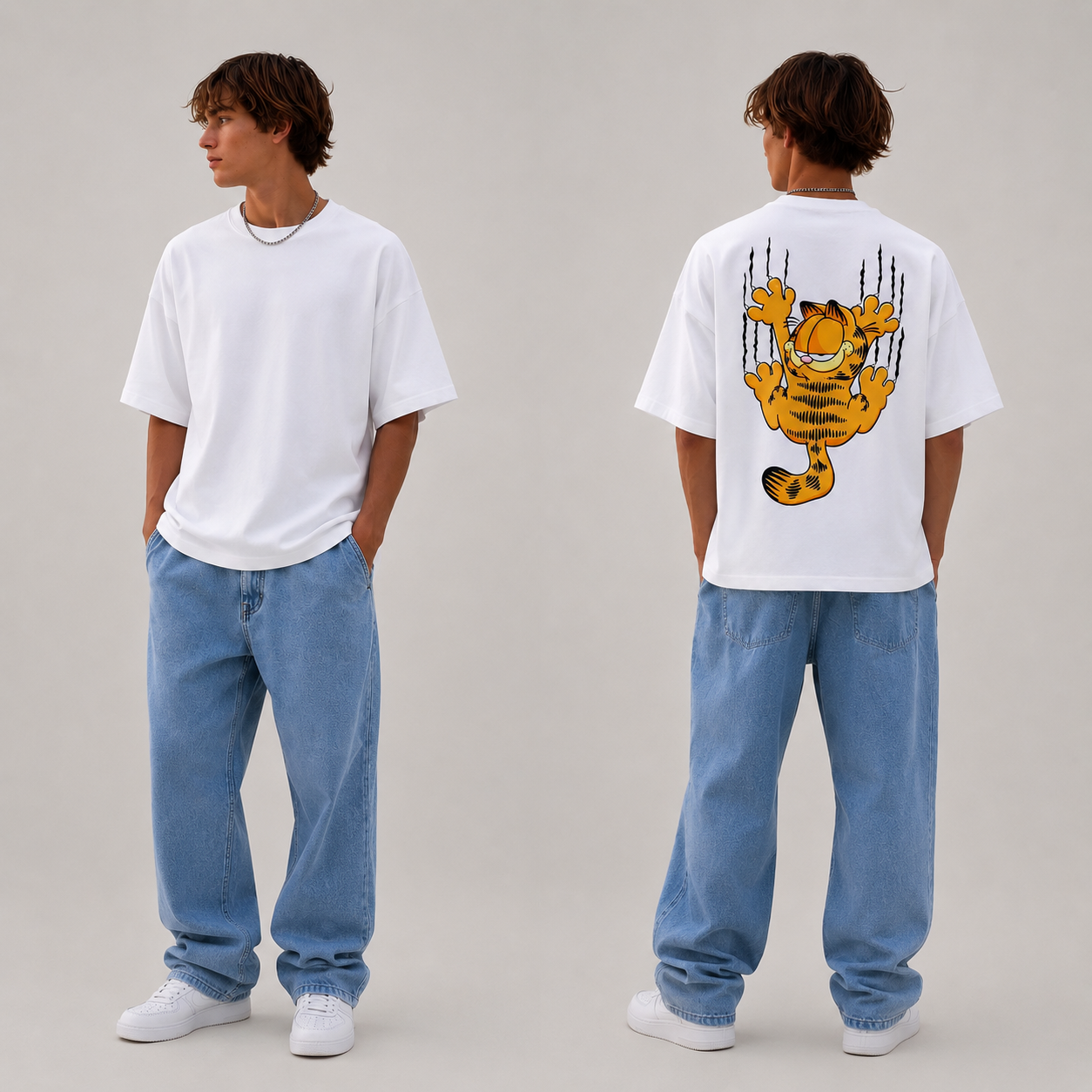 Camiseta Oversized | Garfield Unissex