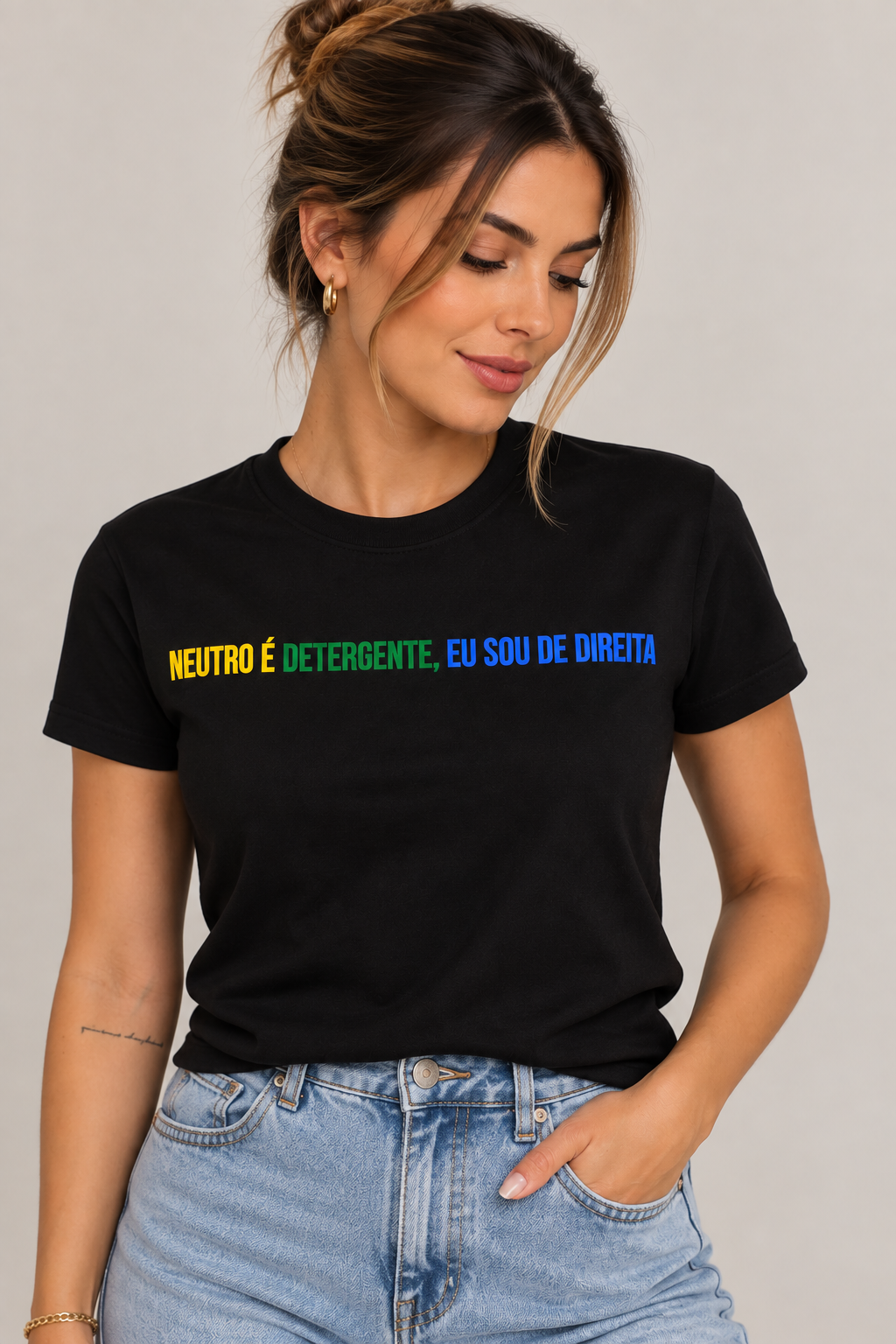 T-shirt Sou Direita | 🇧🇷