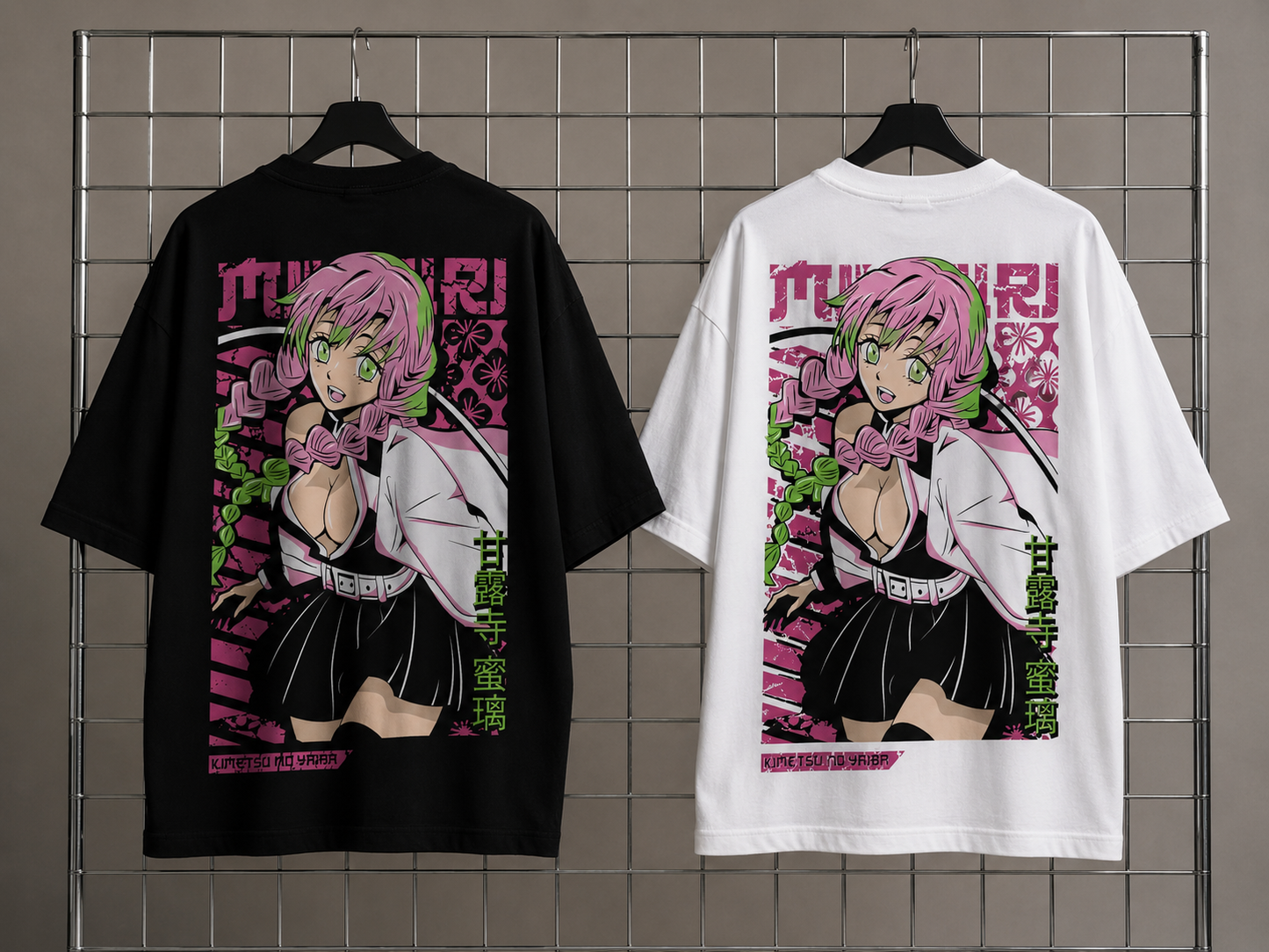 Camiseta Oversized | Mitsuri Kanroji Unissex