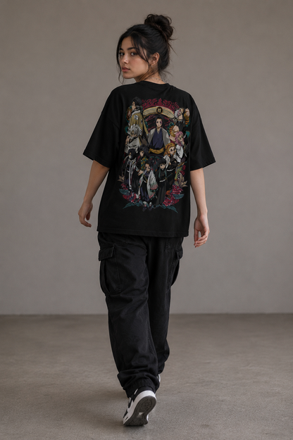 Camiseta Oversized | Demon Slayer Unissex