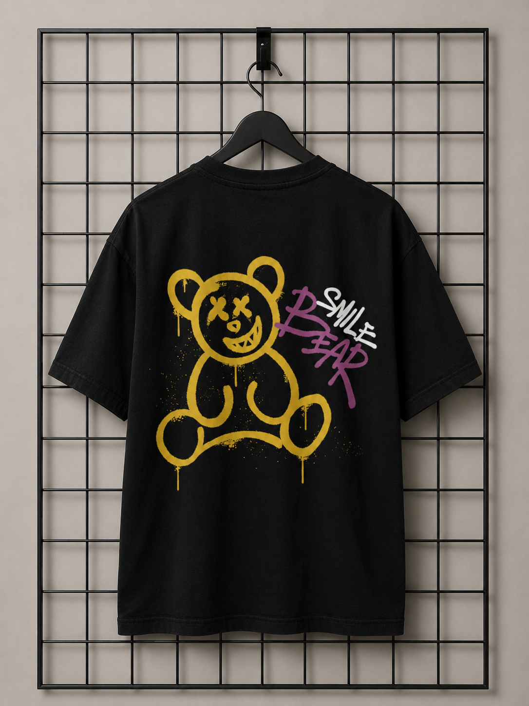 Camiseta Oversized | Bear Smile Unissex