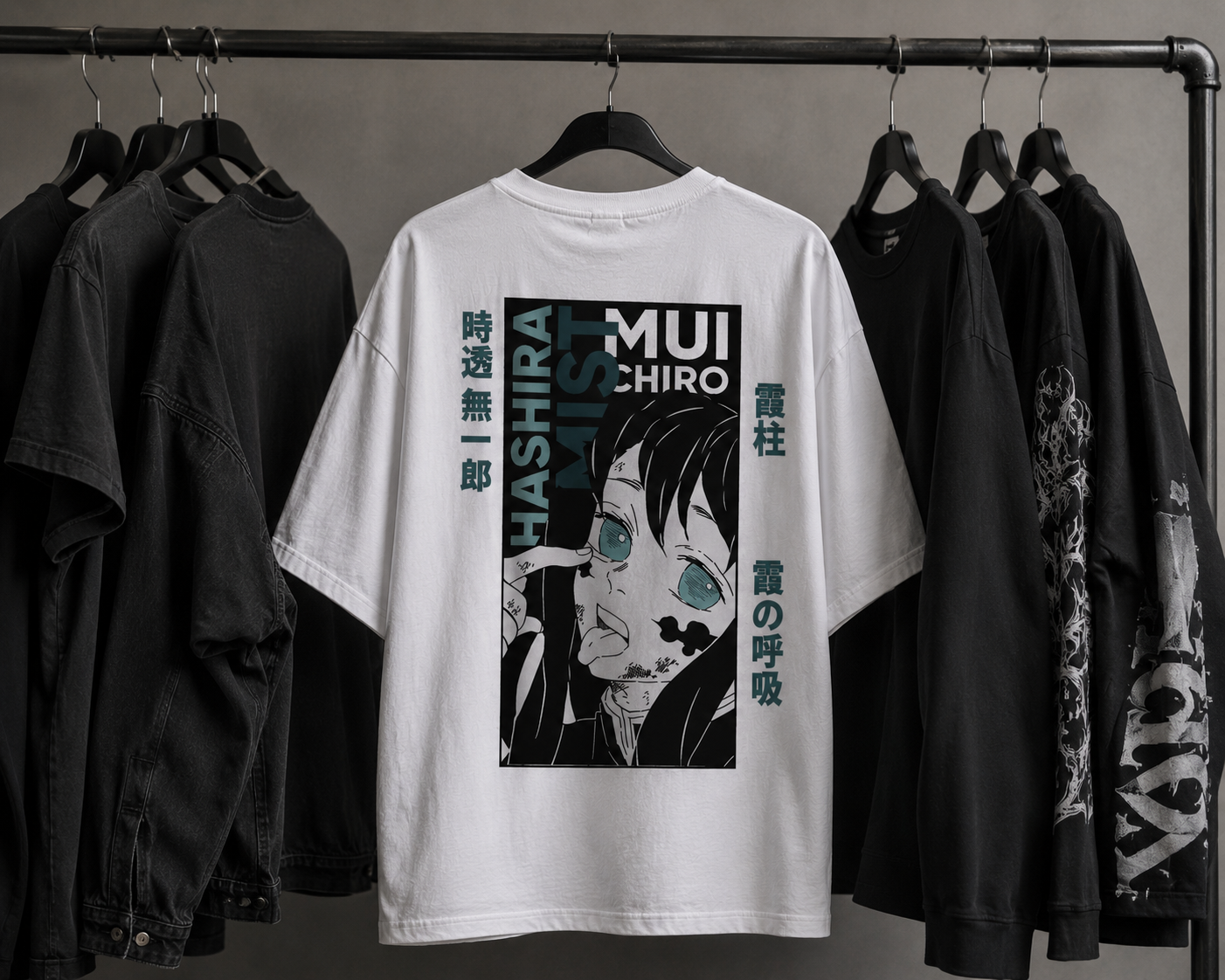 Camiseta Oversized | Muichiro Tokito Unissex