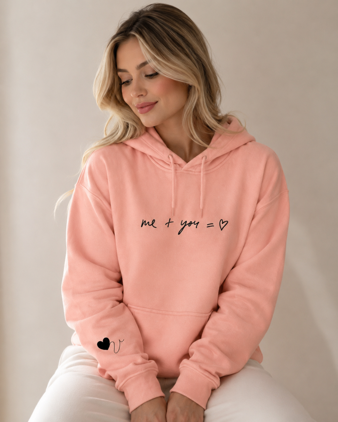 Moletom Me + You | Iniciais