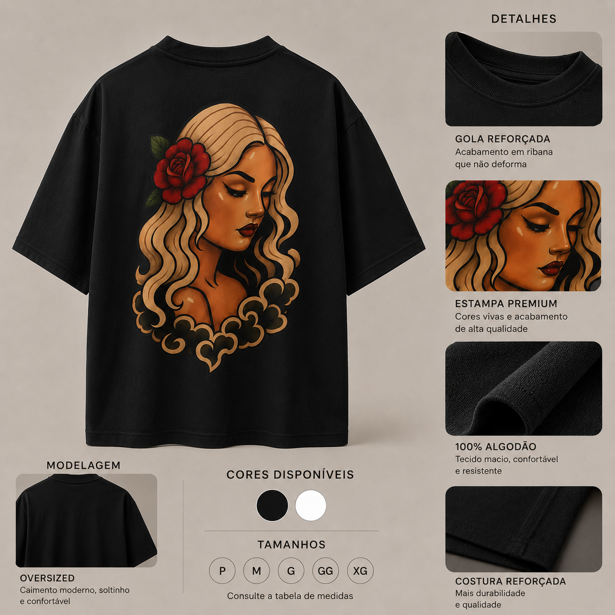 Camiseta Oversized | Cigana Mystic Unissex
