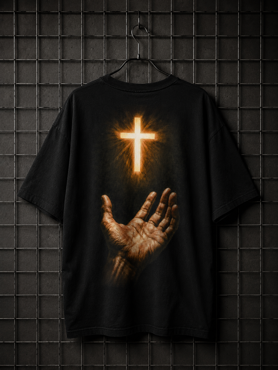 Camiseta Oversized | Cruz Sagrada Unissex