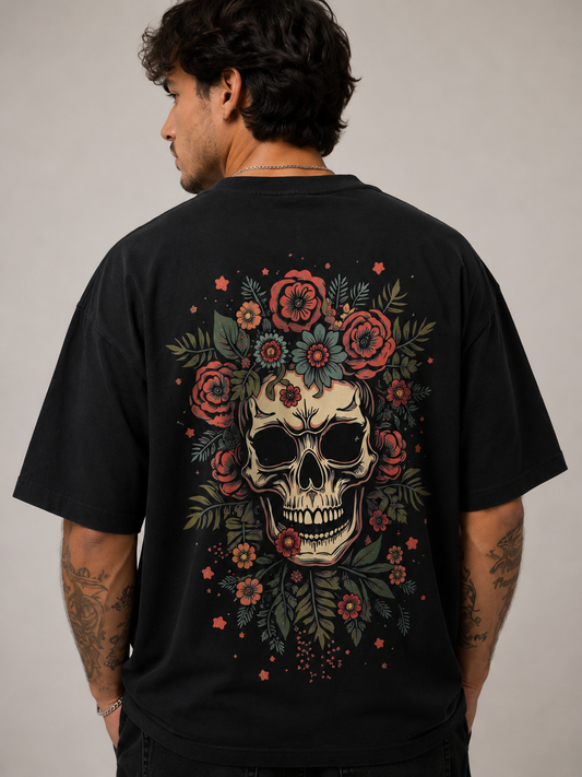 Camiseta Oversized | Caveira Mexicana Unissex