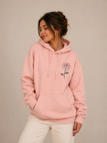 Moletom Canguru Minimalista | Rosa