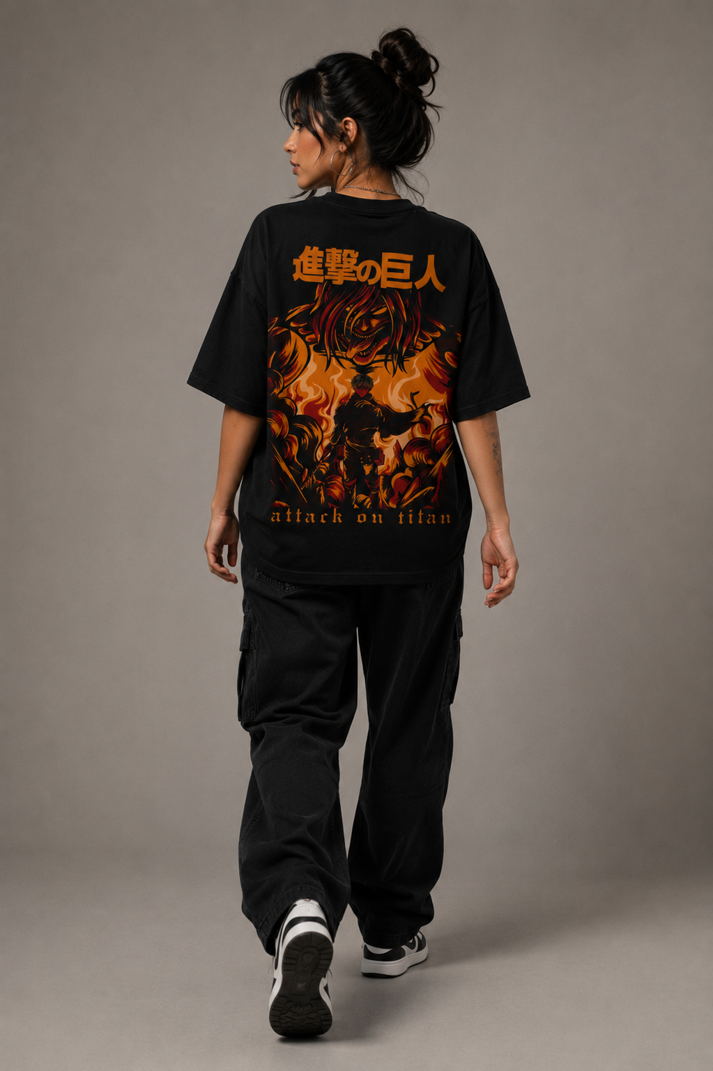 Camiseta Oversized | Attack On Titan Unissex