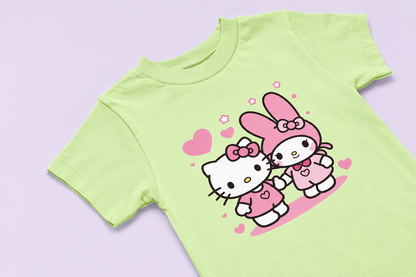 Camiseta | Hello Kitty e My Melody