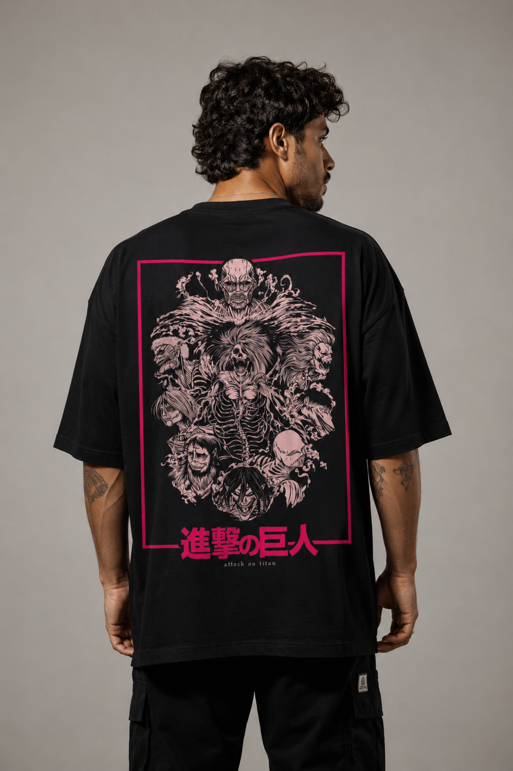 Camiseta Oversized | Attack On Titan Unissex