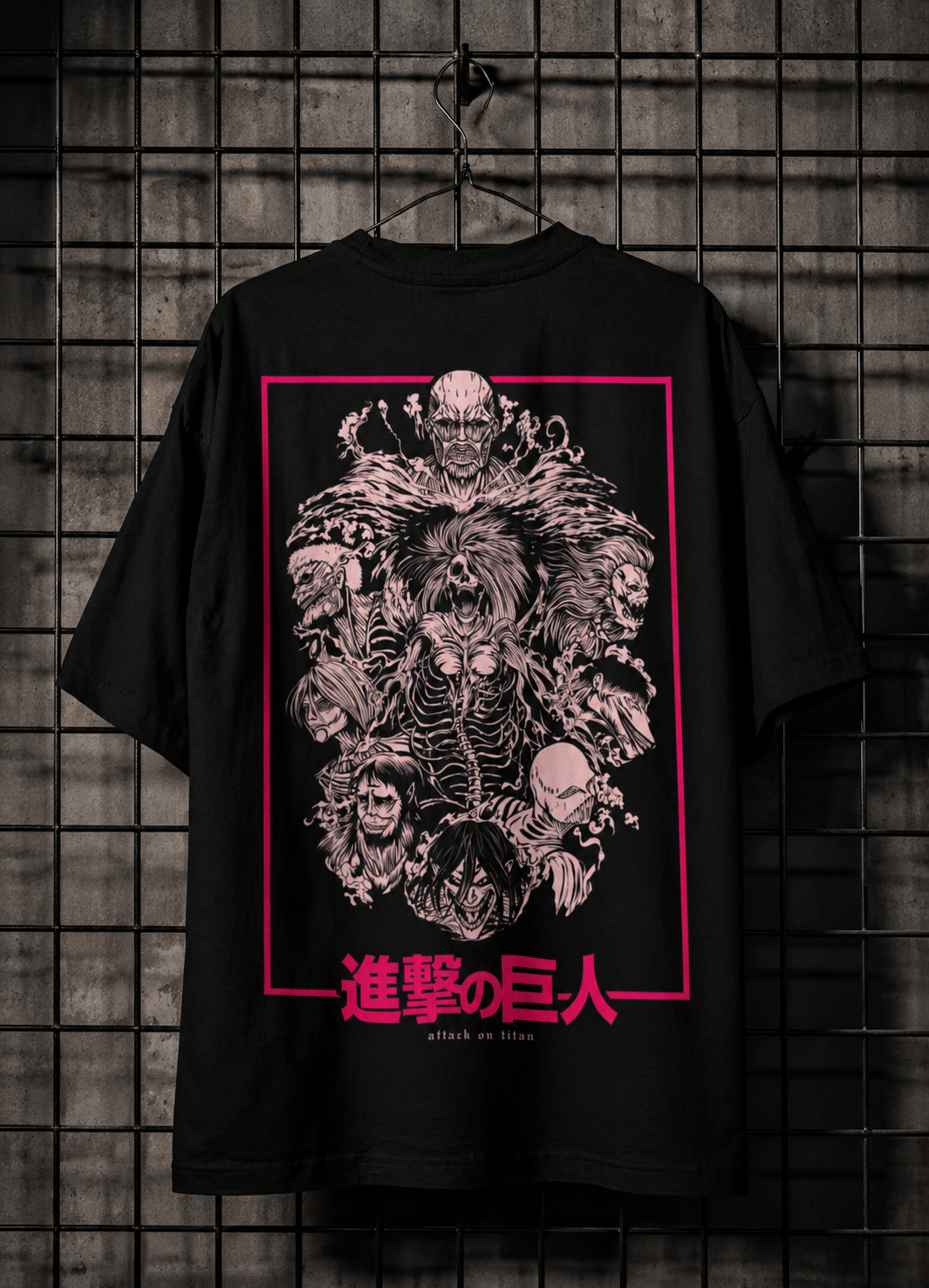 Camiseta Oversized | Attack On Titan Unissex