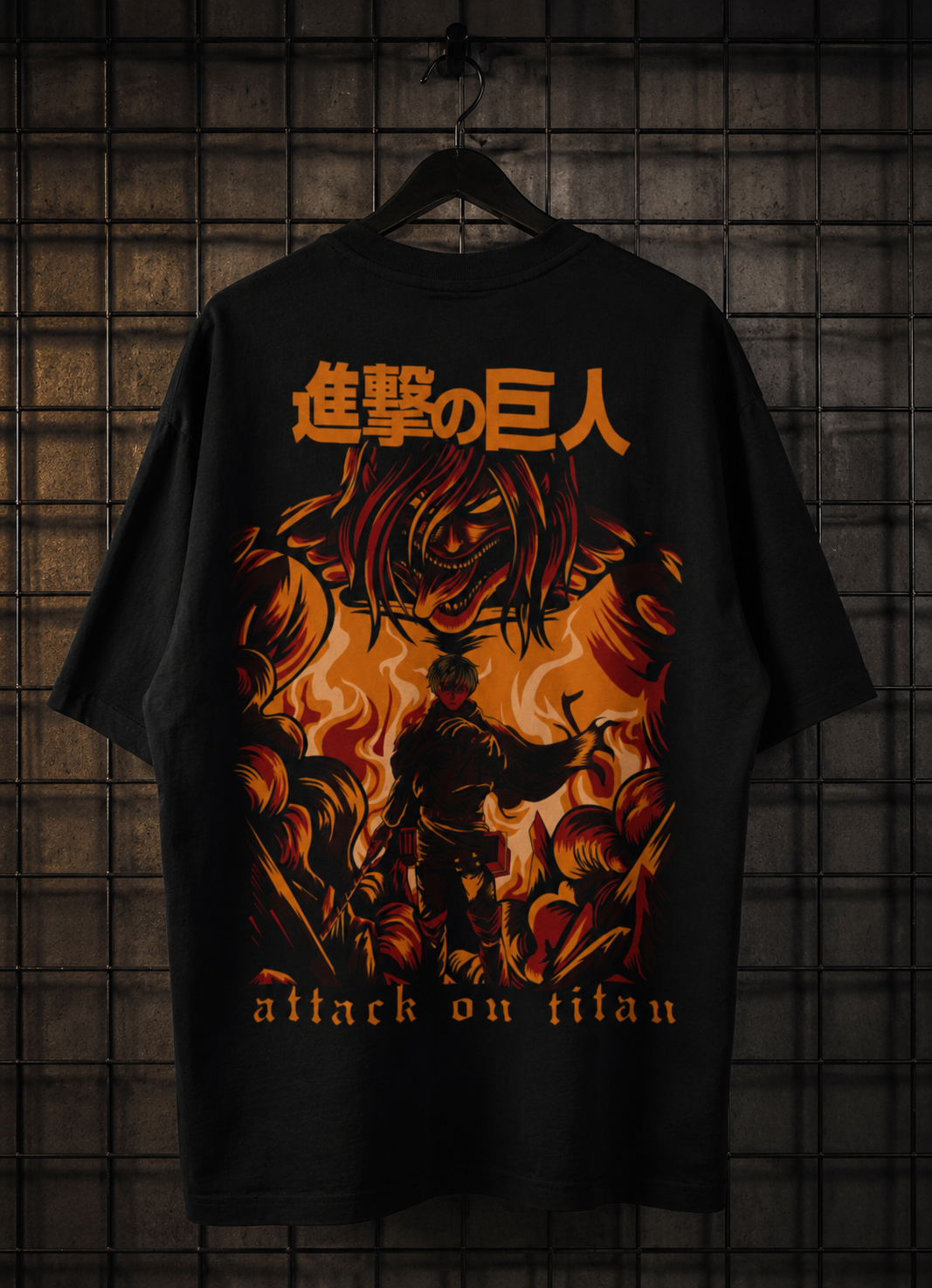 Camiseta Oversized | Attack On Titan Unissex