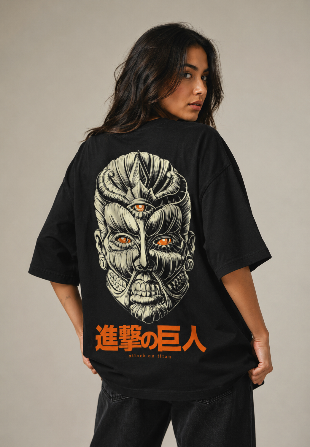 Camiseta Oversized | Attack On Titan Unissex