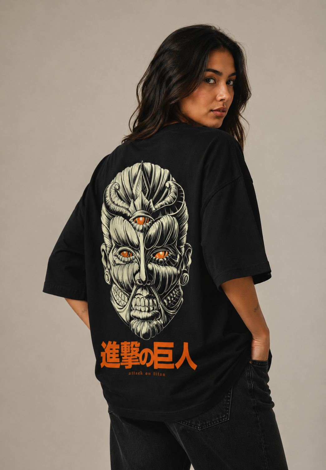 Camiseta Oversized | Attack On Titan Unissex