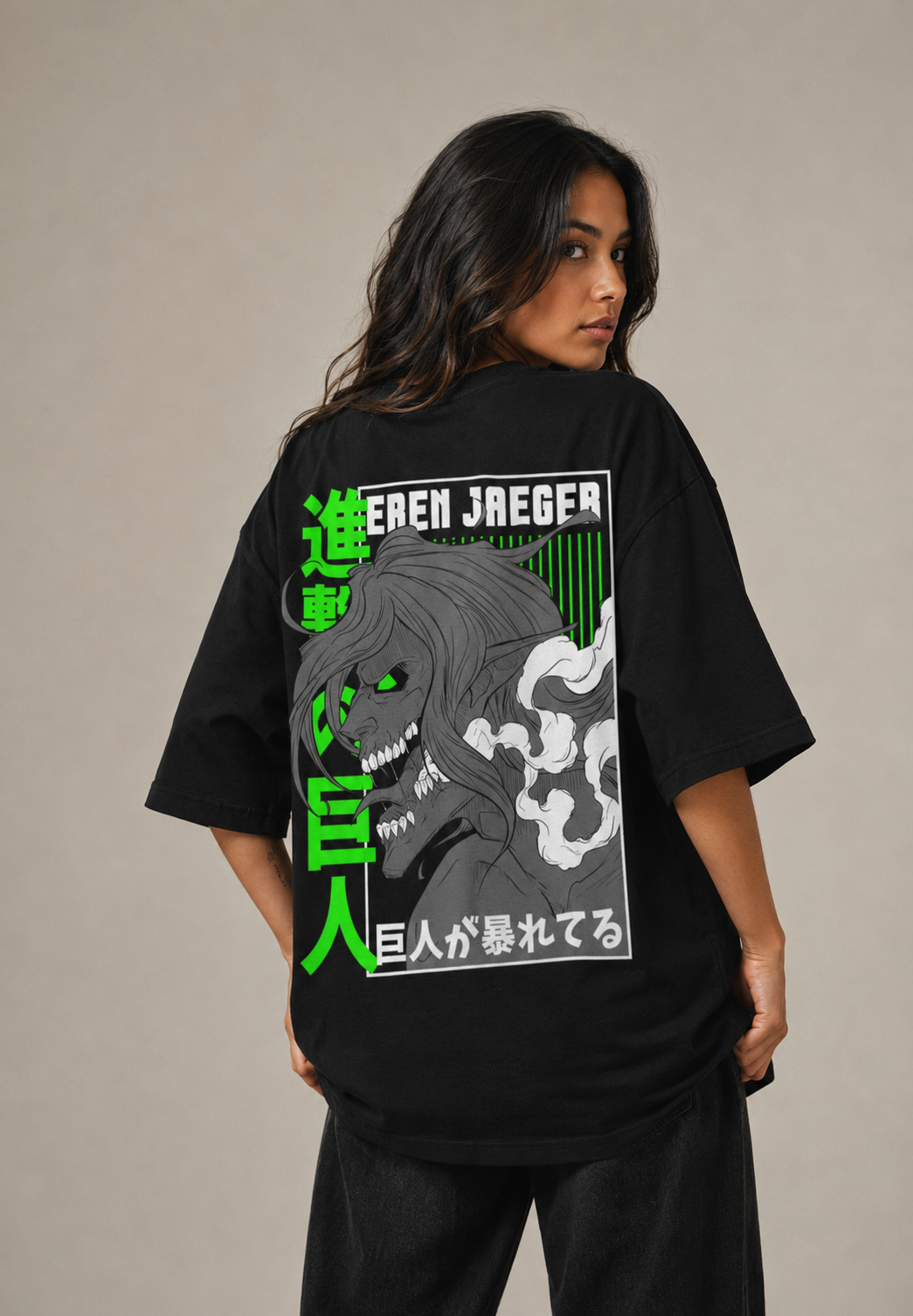 Camiseta Oversized | Attack On Titan Unissex