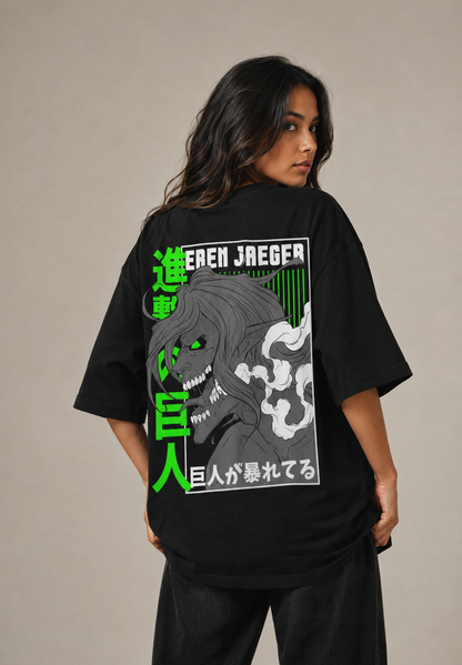Camiseta Oversized | Attack On Titan Unissex