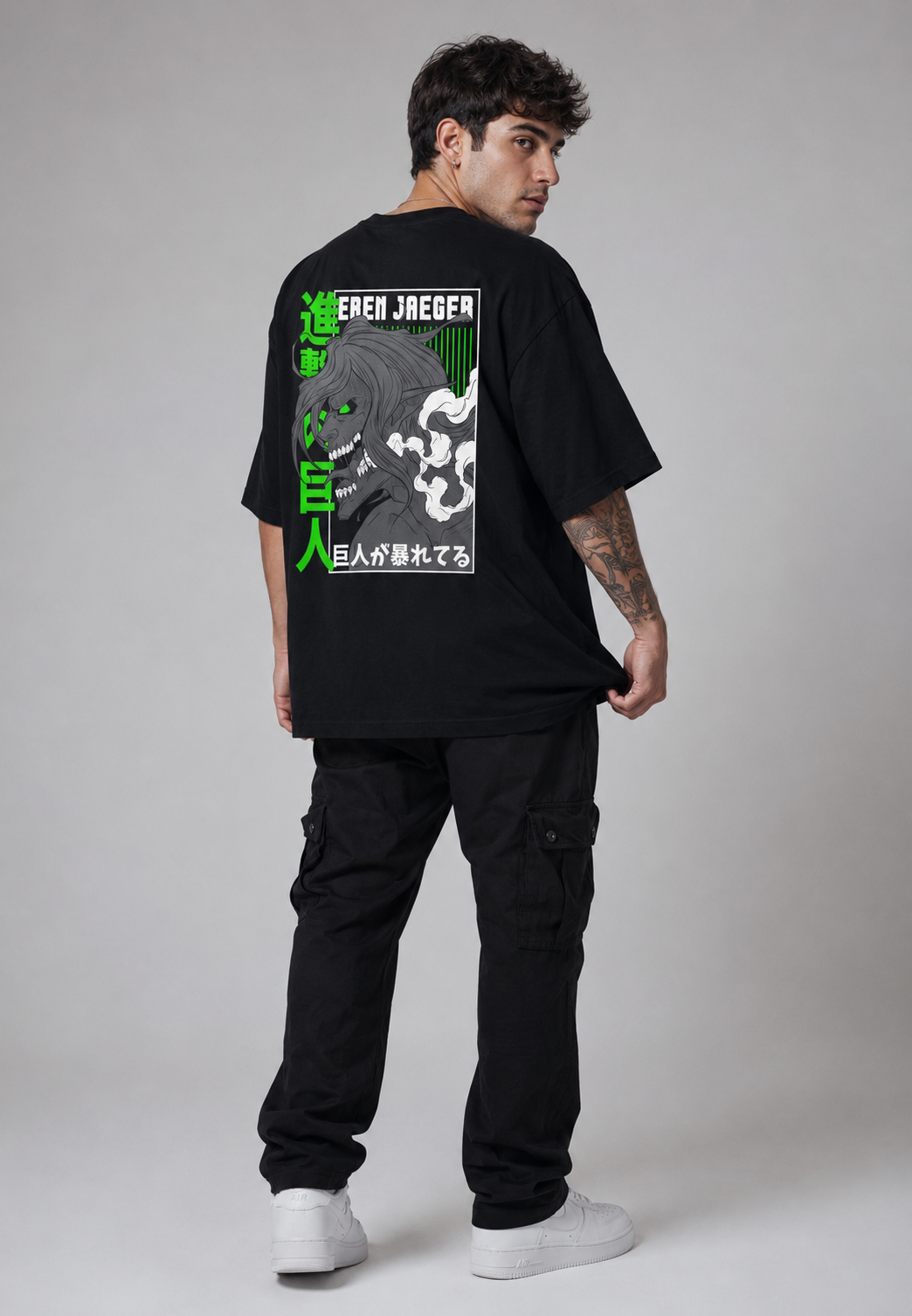 Camiseta Oversized | Attack On Titan Unissex