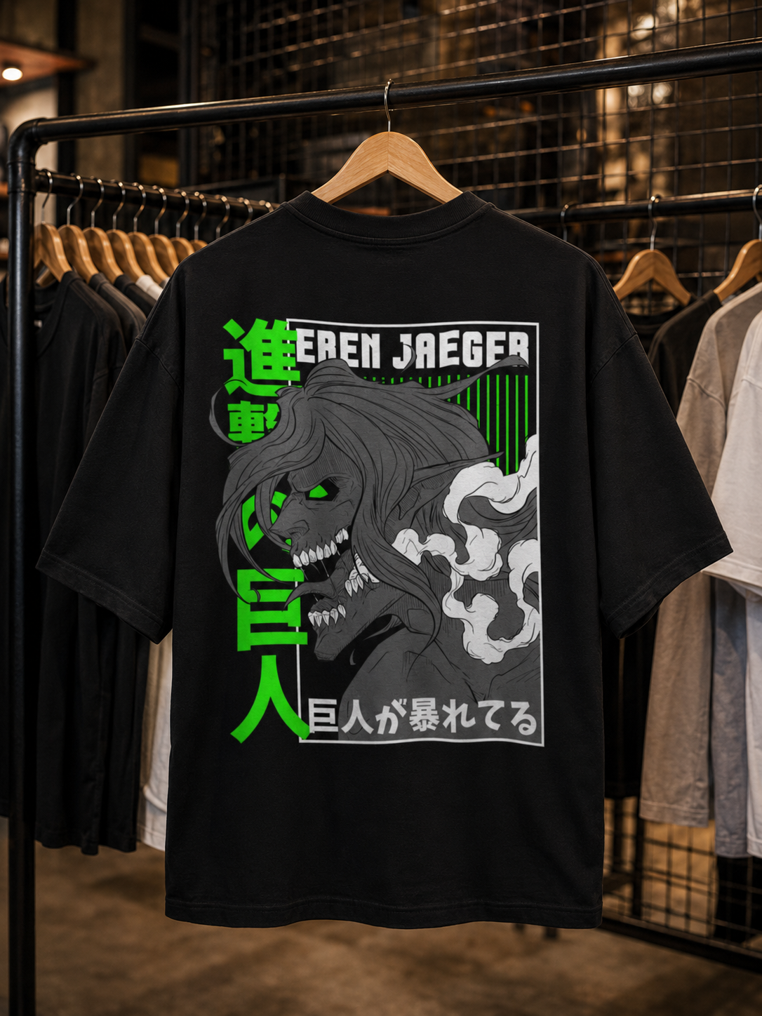 Camiseta Oversized | Attack On Titan Unissex