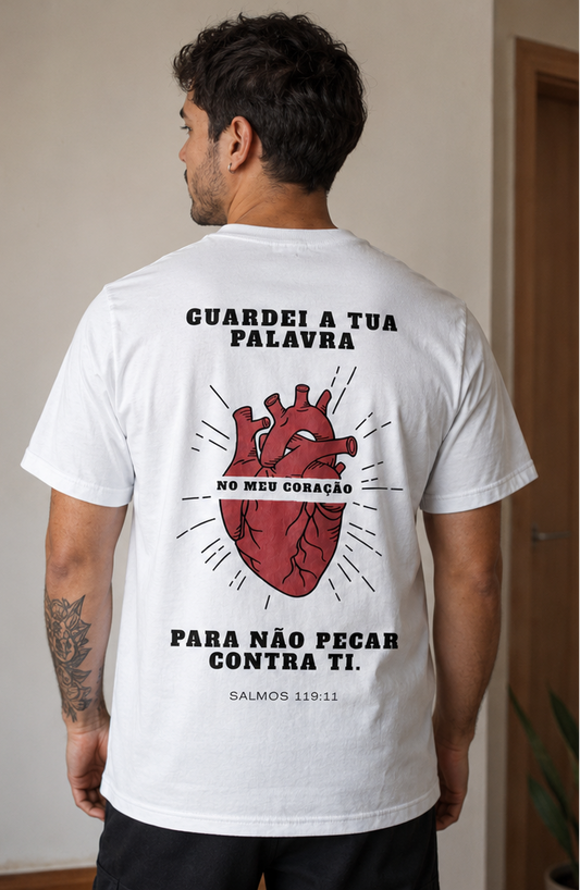 T-Shirt Coleção Cristã | Salmos 119:11