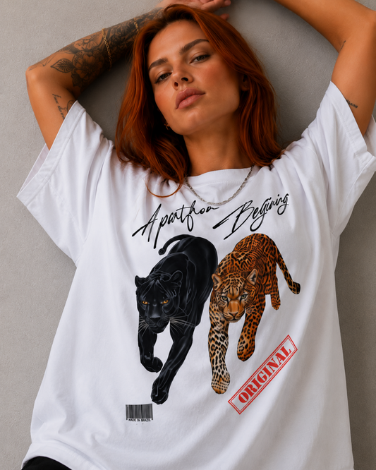 Camiseta Oversized | Onças Unissex