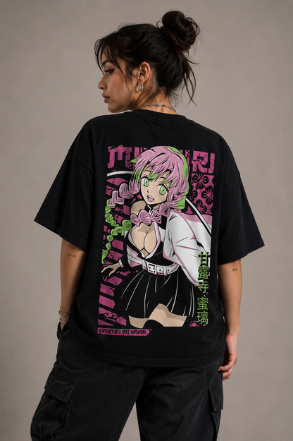 Camiseta Oversized | Mitsuri Kanroji Unissex