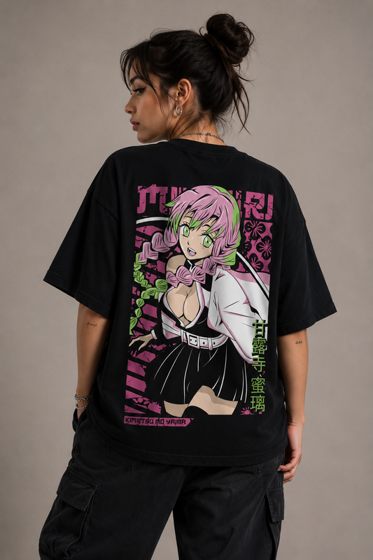 Camiseta Oversized | Mitsuri Kanroji Unissex
