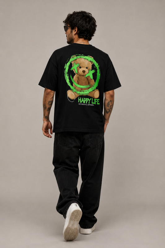 Camiseta Oversized | Bear Happy Unissex