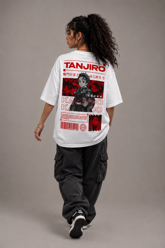 Camiseta Oversized | Demon Slayer Unissex