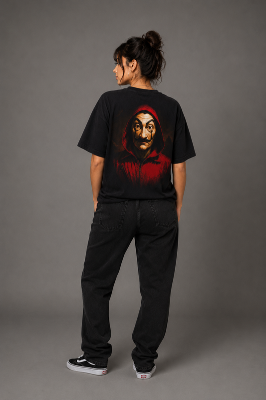 Camiseta Oversized | La Casa De Papel Unissex