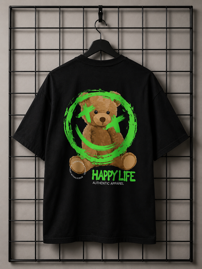 Camiseta Oversized | Bear Happy Unissex