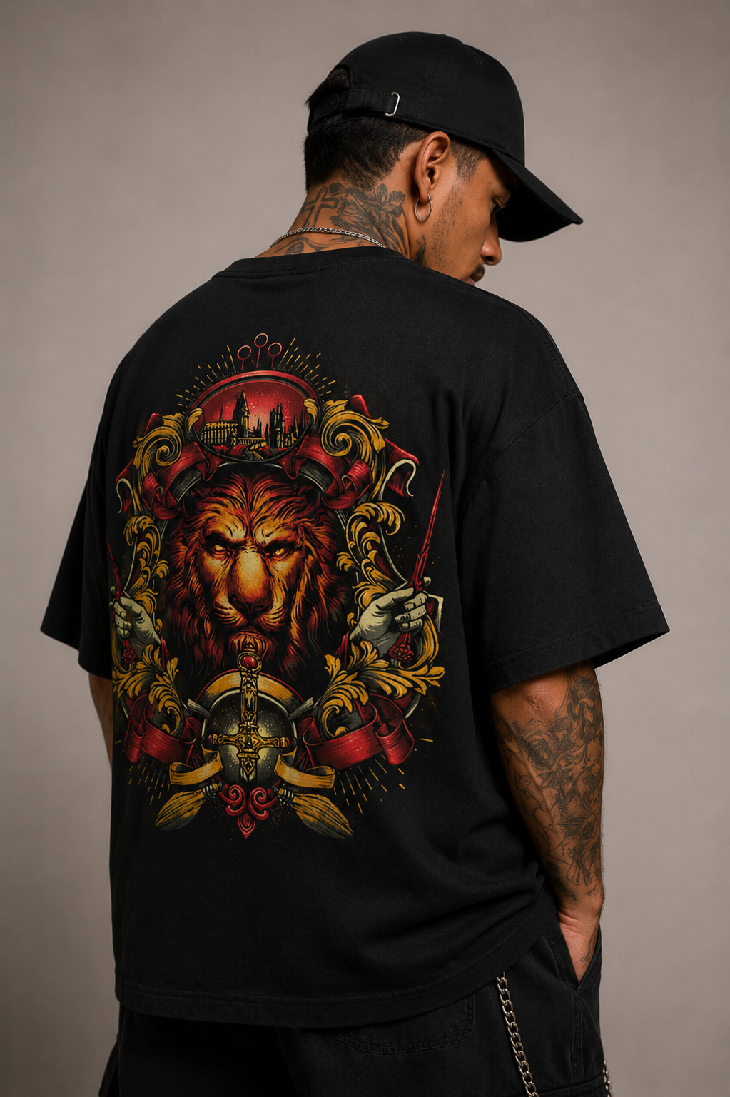 Camiseta Oversized | Lion Legacy Unissex