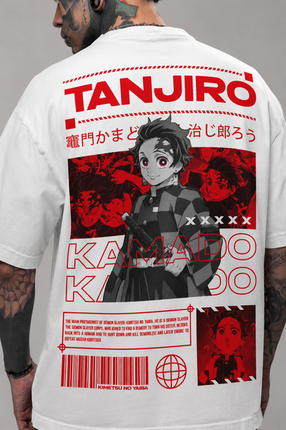 Camiseta Oversized | Demon Slayer Unissex