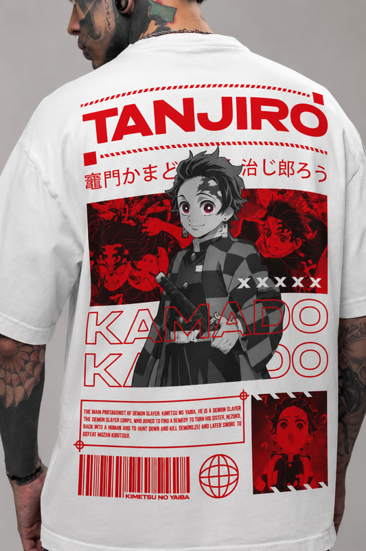 Camiseta Oversized | Demon Slayer Unissex