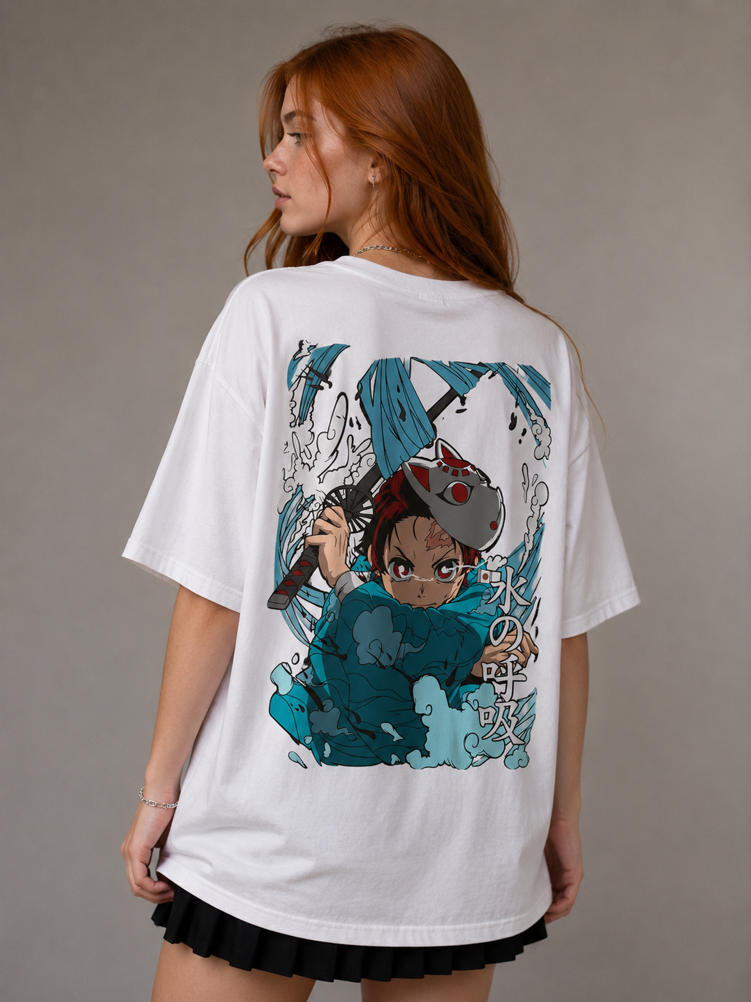 Camiseta Oversized | Demon Slayer Unissex