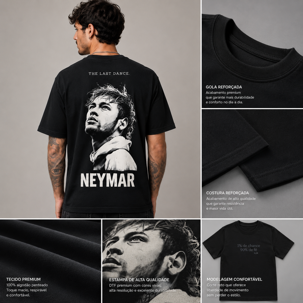Camiseta T Shirt | Neymar Unissex