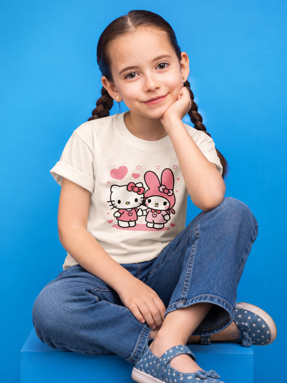 Camiseta | Hello Kitty e My Melody