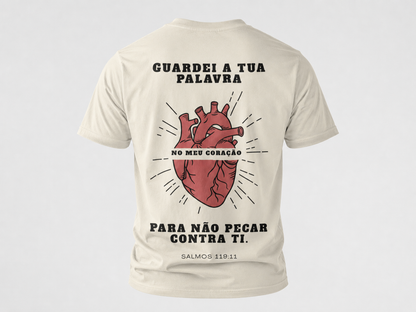 T-Shirt Coleção Cristã | Salmos 119:11