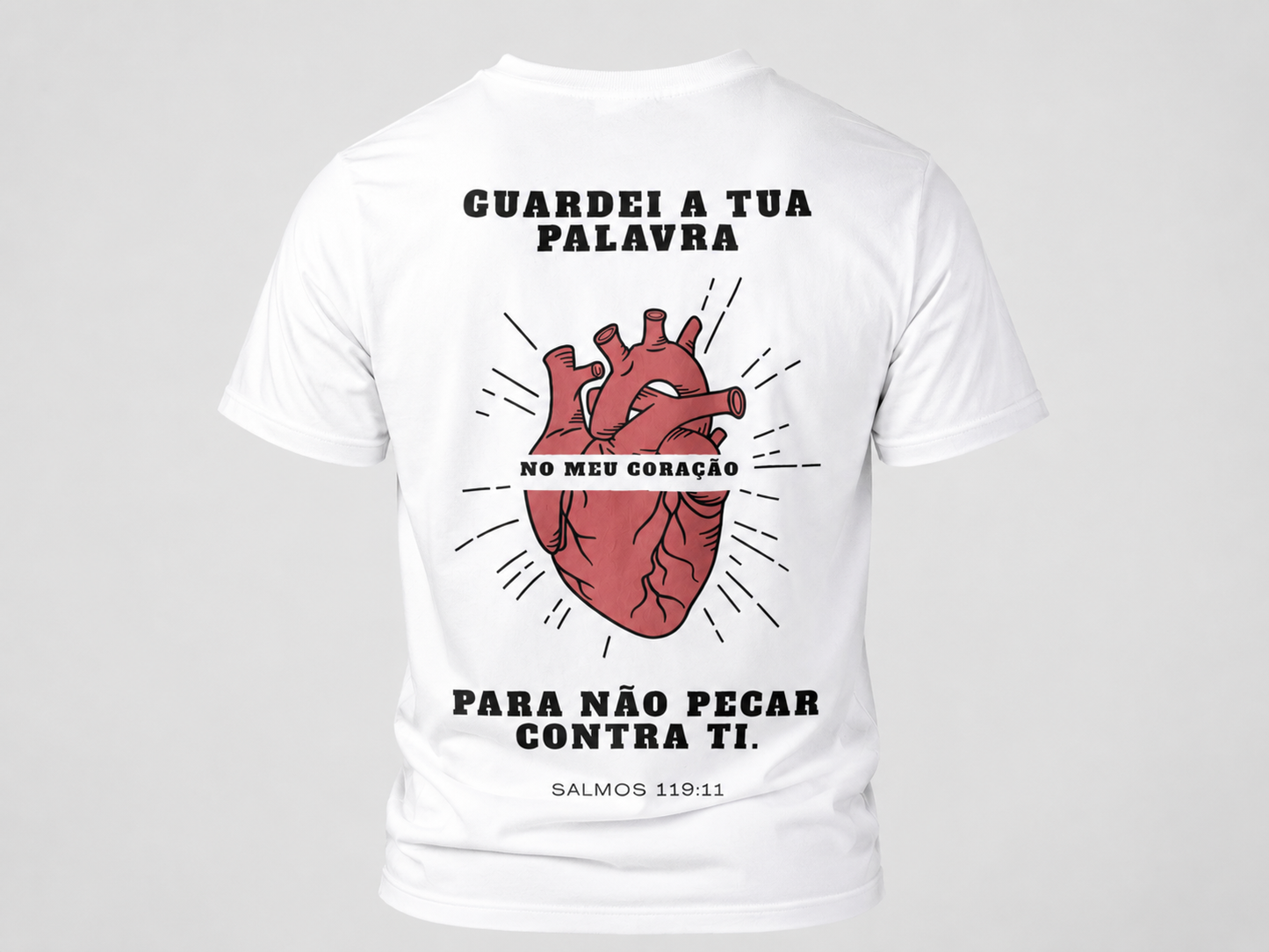 T-Shirt Coleção Cristã | Salmos 119:11
