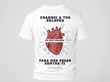 T-Shirt Coleção Cristã | Salmos 119:11