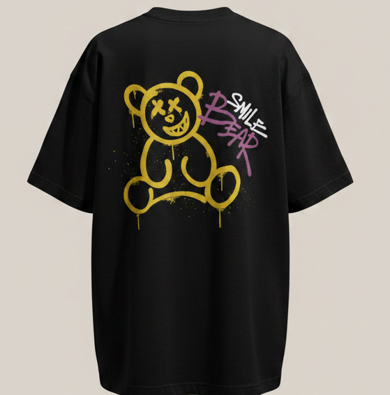 Camiseta Oversized | Bear Smile Unissex