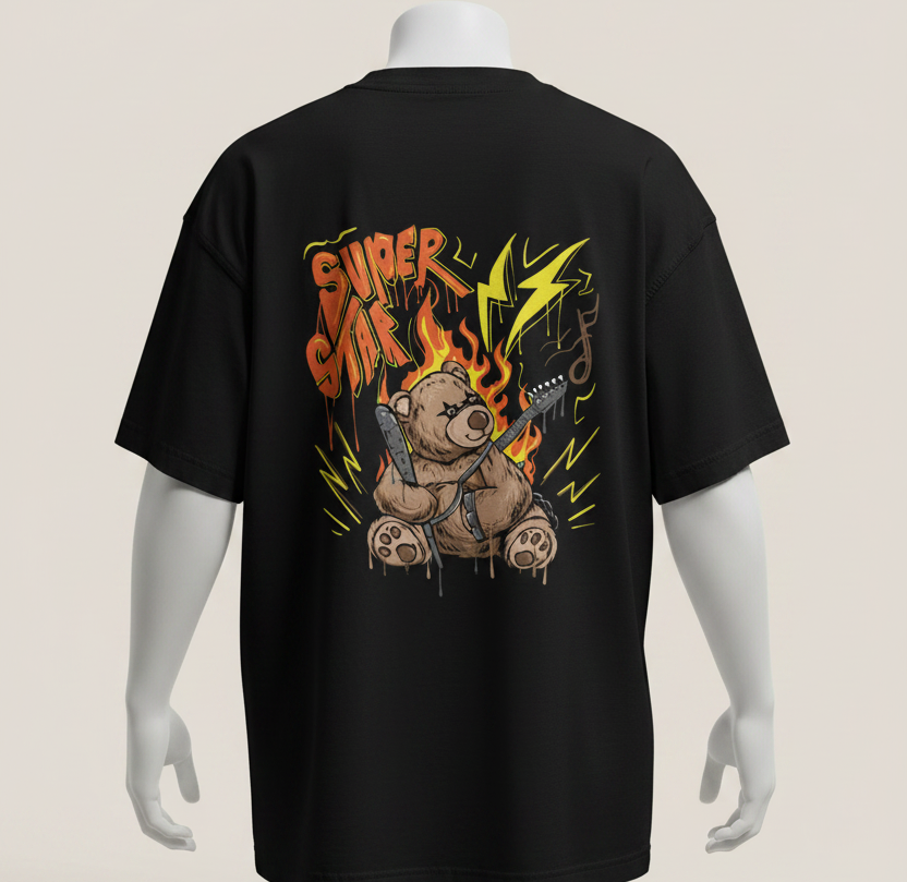Camiseta Oversized | Bear Super Star Unissex