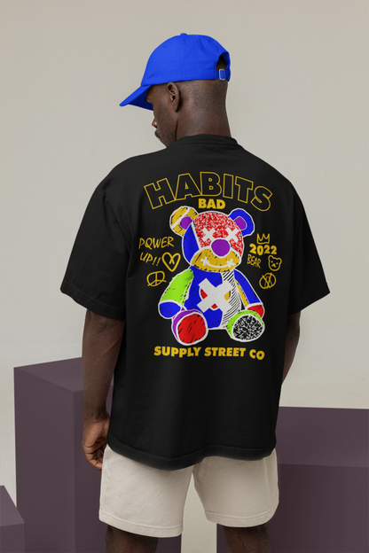 Camiseta Oversized | Habits Bad Unissex