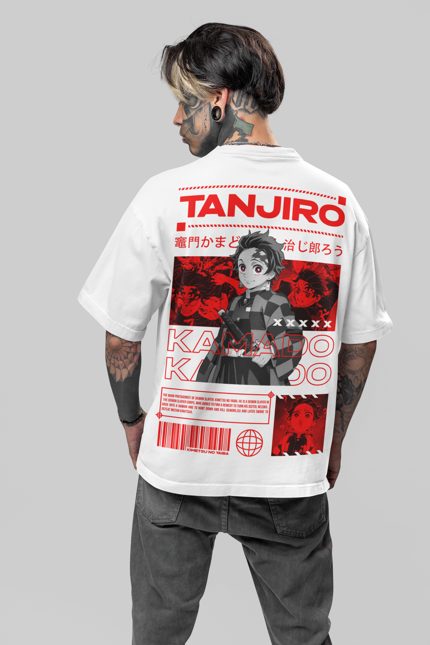 Camiseta Oversized | Demon Slayer Unissex